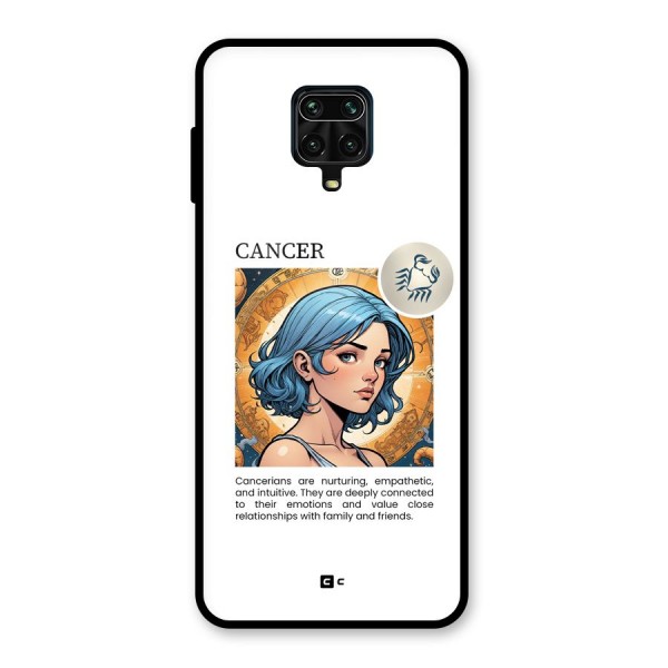 Connected Cancer Glass Back Case for Redmi Note 9 Pro