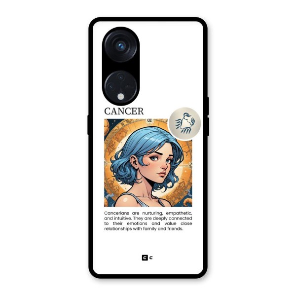 Connected Cancer Glass Back Case for Reno8 T 5G