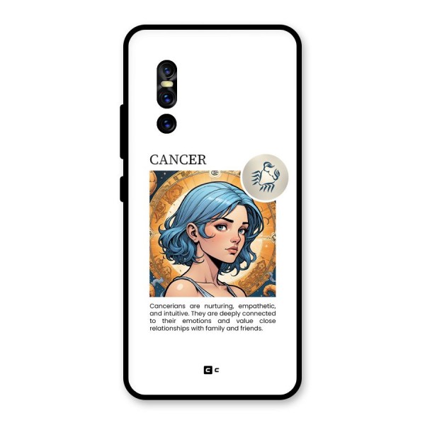 Connected Cancer Glass Back Case for Vivo V15 Pro