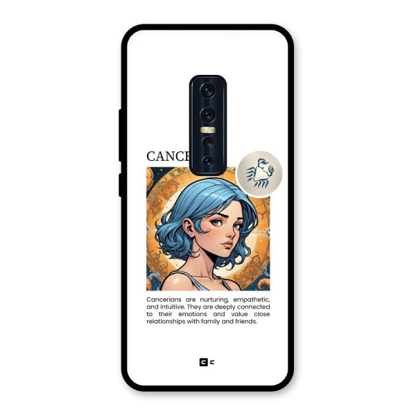 Connected Cancer Glass Back Case for Vivo V17 Pro