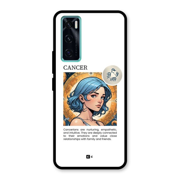 Connected Cancer Glass Back Case for Vivo V20 SE