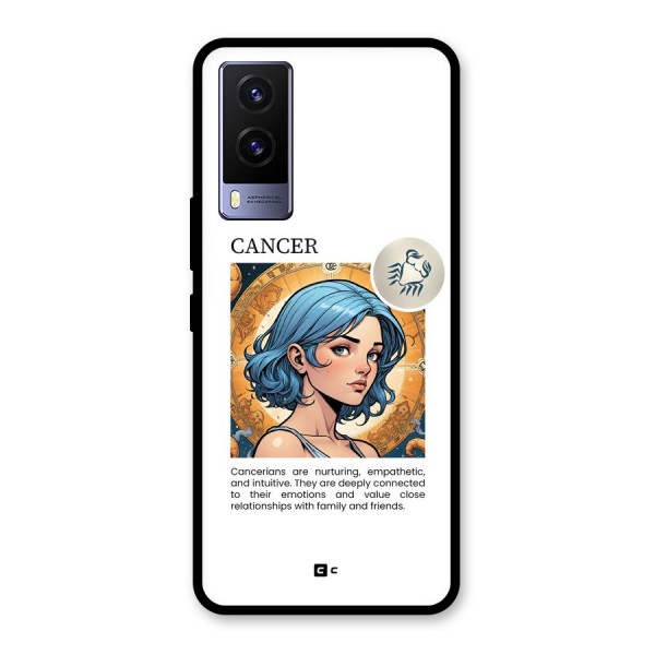 Connected Cancer Glass Back Case for Vivo V21e 5G