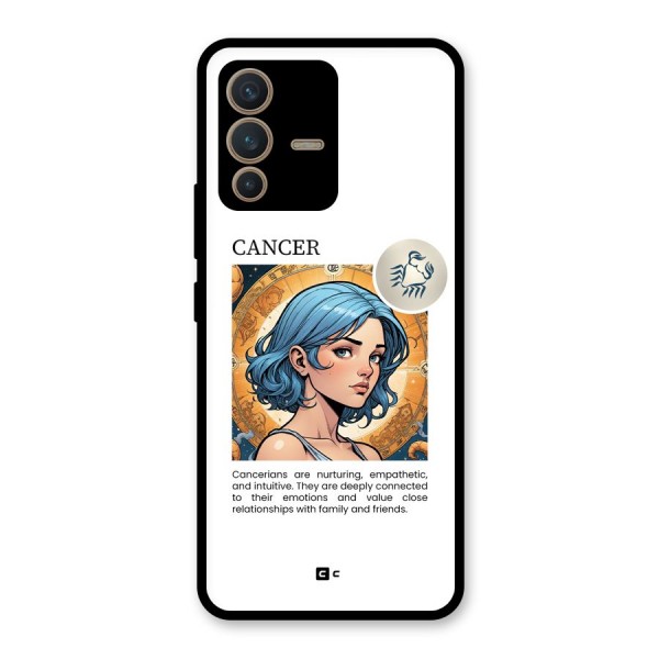 Connected Cancer Glass Back Case for Vivo V23 5G