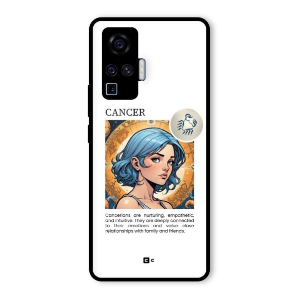 Connected Cancer Glass Back Case for Vivo X50 Pro