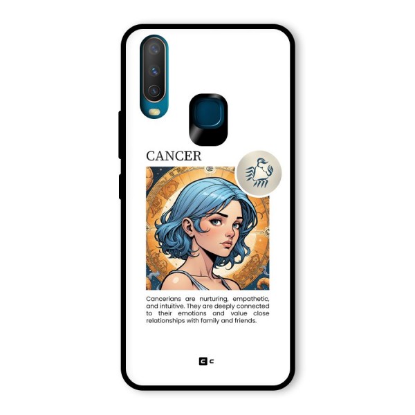 Connected Cancer Glass Back Case for Vivo Y12