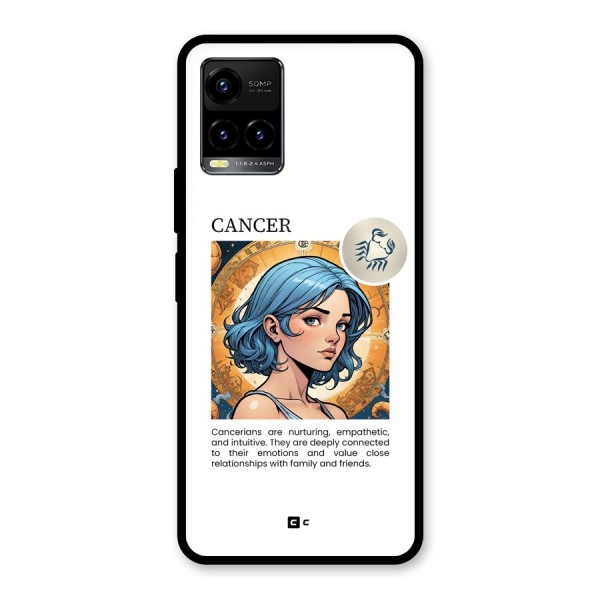 Connected Cancer Glass Back Case for Vivo Y21T