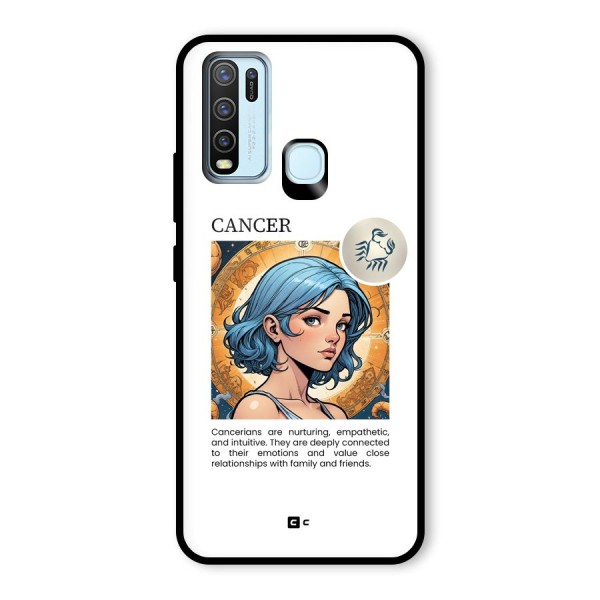 Connected Cancer Glass Back Case for Vivo Y30