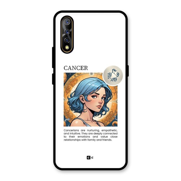 Connected Cancer Glass Back Case for Vivo Z1x