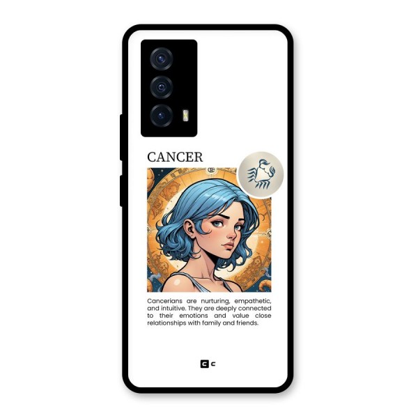 Connected Cancer Glass Back Case for Vivo iQOO Z5