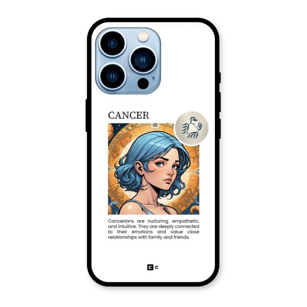 Connected Cancer Glass Back Case for iPhone 13 Pro