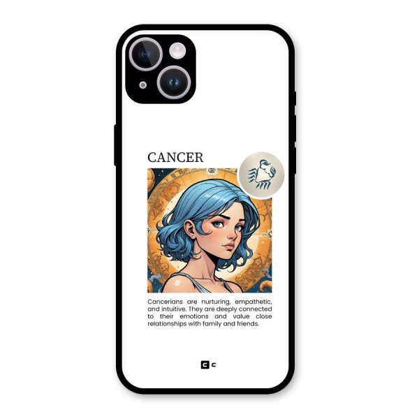 Connected Cancer Glass Back Case for iPhone 14 Plus