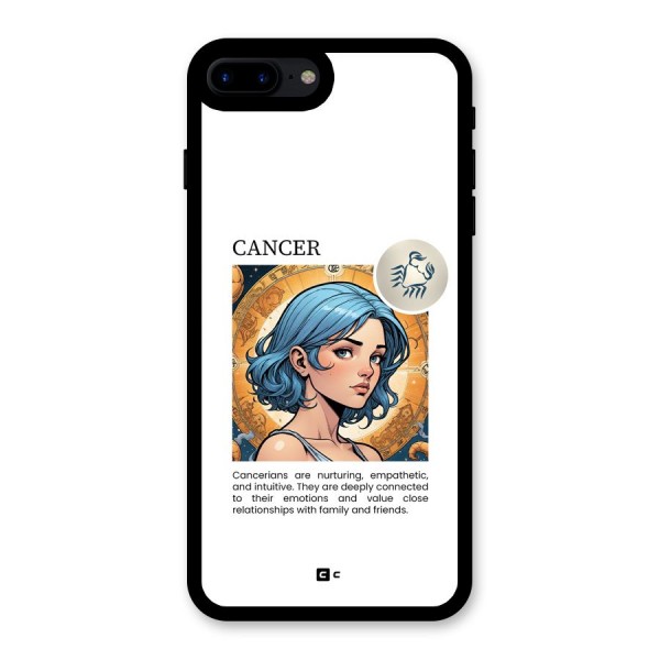 Connected Cancer Glass Back Case for iPhone 7 Plus