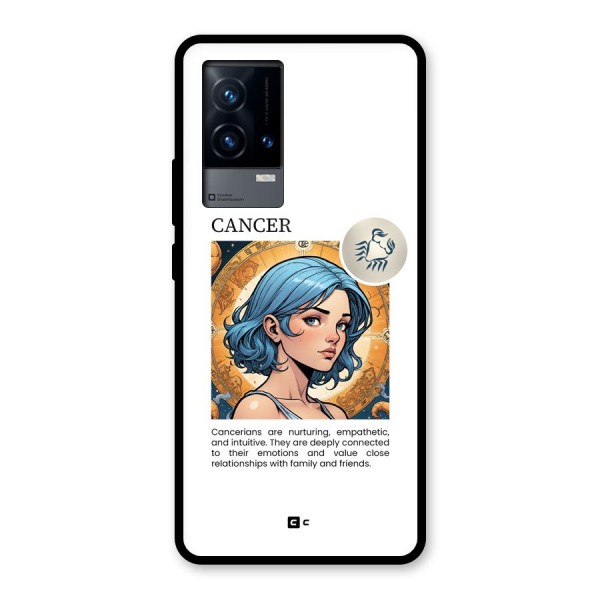 Connected Cancer Glass Back Case for iQOO 9 5G