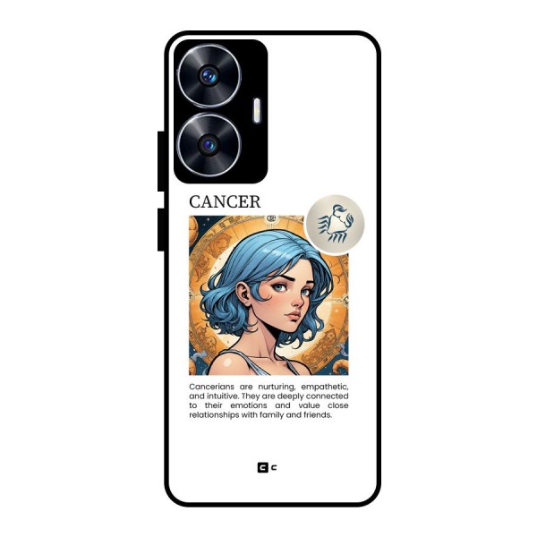 Connected Cancer Glass Back Case for realme C55