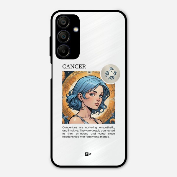 Connected Cancer Metal Back Case for Galaxy A15 5G