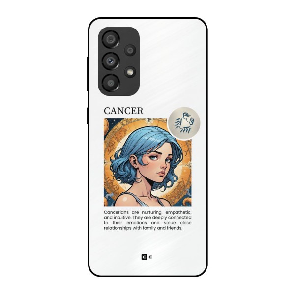 Connected Cancer Metal Back Case for Galaxy A33 5G