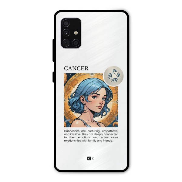 Connected Cancer Metal Back Case for Galaxy A51