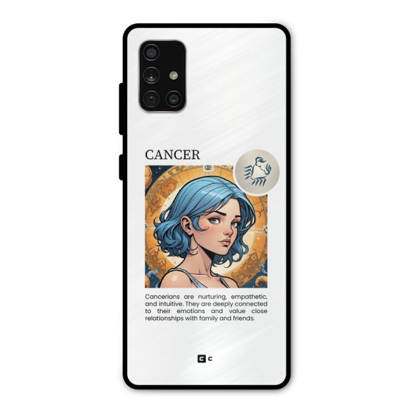 Connected Cancer Metal Back Case for Galaxy A71