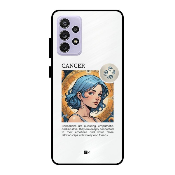 Connected Cancer Metal Back Case for Galaxy A72