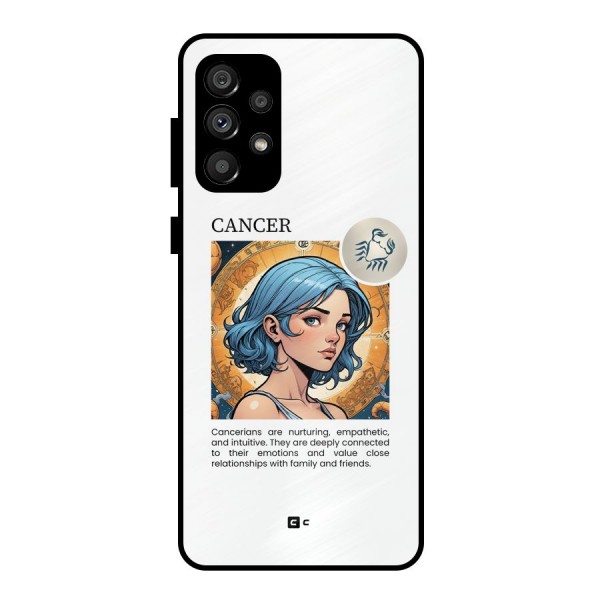 Connected Cancer Metal Back Case for Galaxy A73 5G