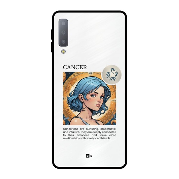 Connected Cancer Metal Back Case for Galaxy A7 (2018)