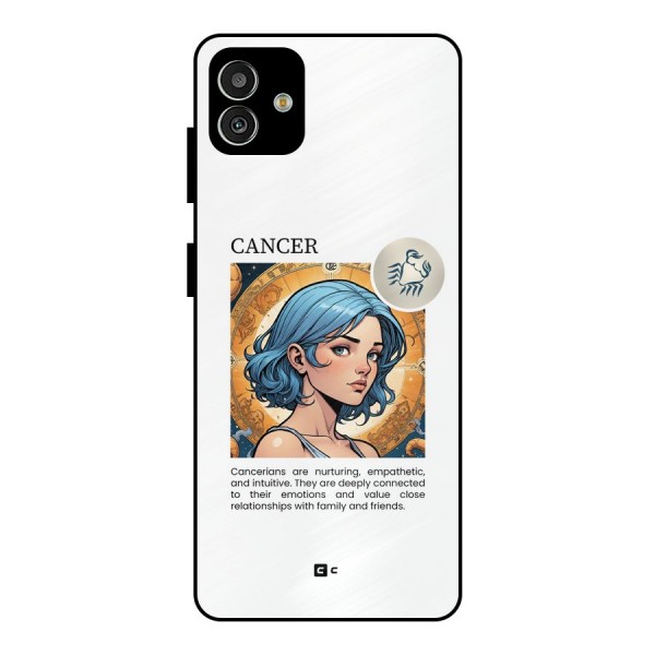 Connected Cancer Metal Back Case for Galaxy M13 5G