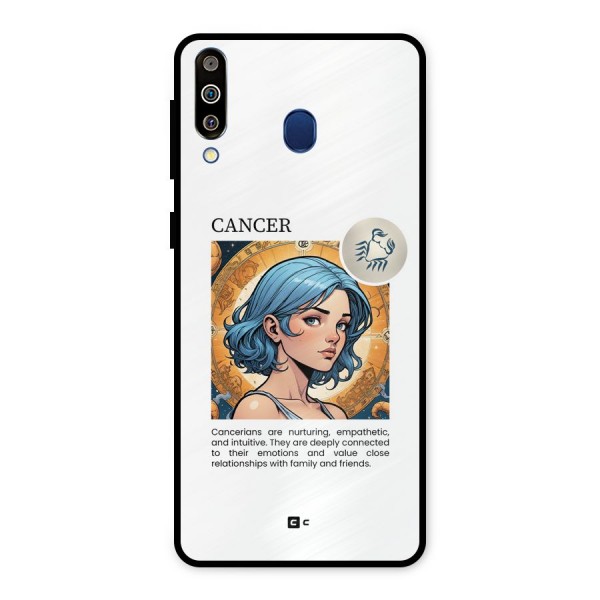 Connected Cancer Metal Back Case for Galaxy M30