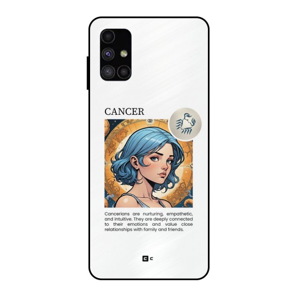 Connected Cancer Metal Back Case for Galaxy M51