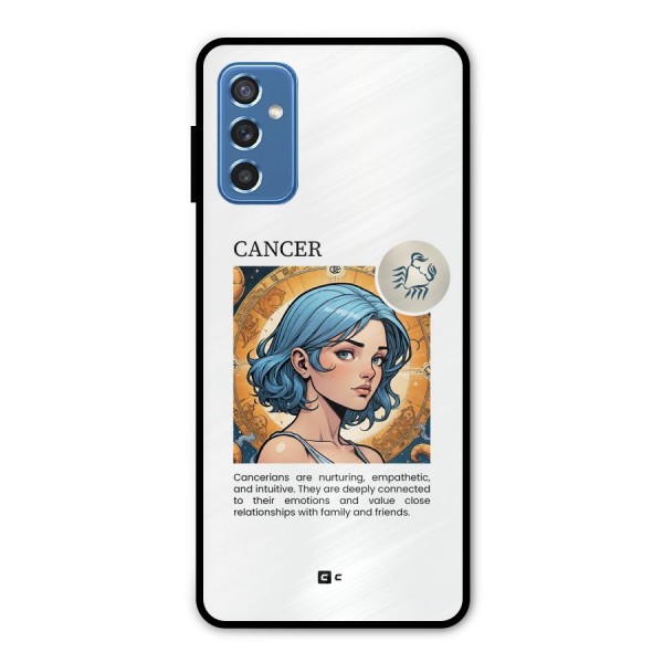 Connected Cancer Metal Back Case for Galaxy M52 5G