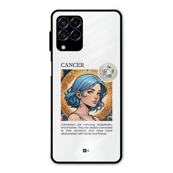 Connected Cancer Metal Back Case for Galaxy M53 5G