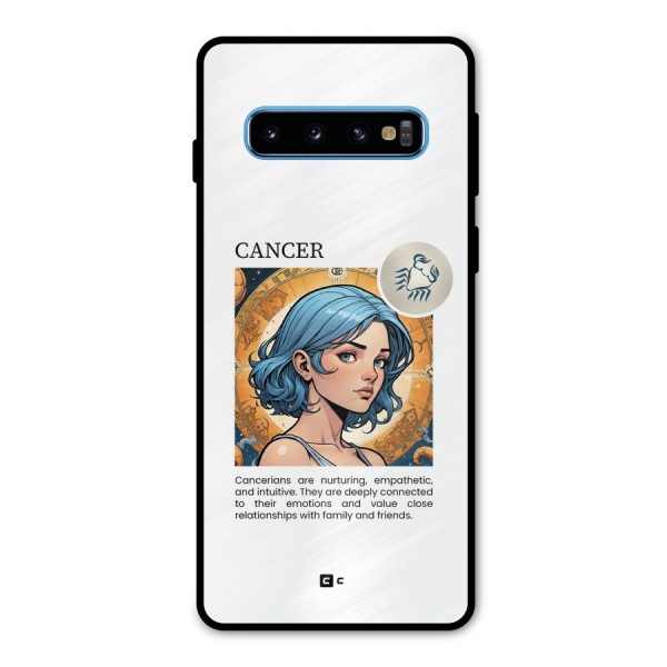 Connected Cancer Metal Back Case for Galaxy S10