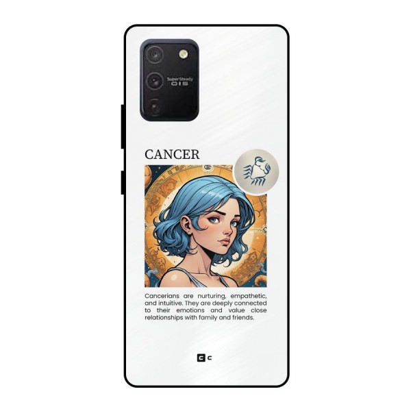 Connected Cancer Metal Back Case for Galaxy S10 Lite