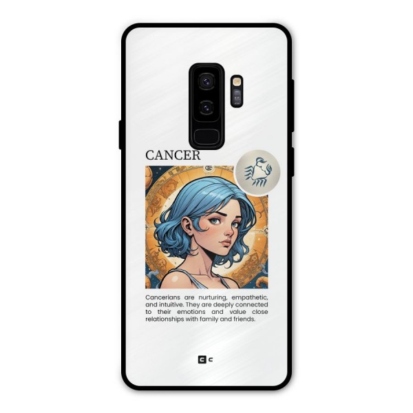 Connected Cancer Metal Back Case for Galaxy S9 Plus