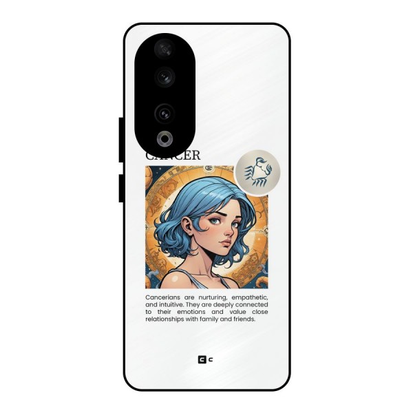 Connected Cancer Metal Back Case for Honor 90