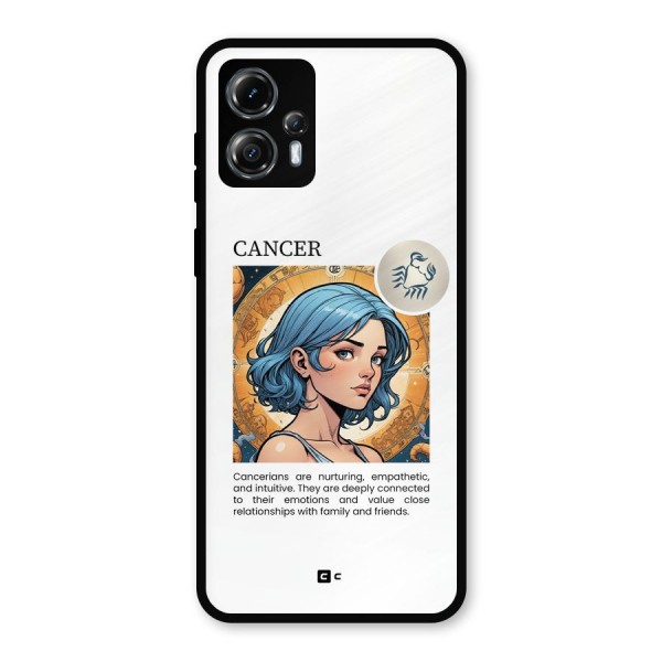 Connected Cancer Metal Back Case for Moto G13