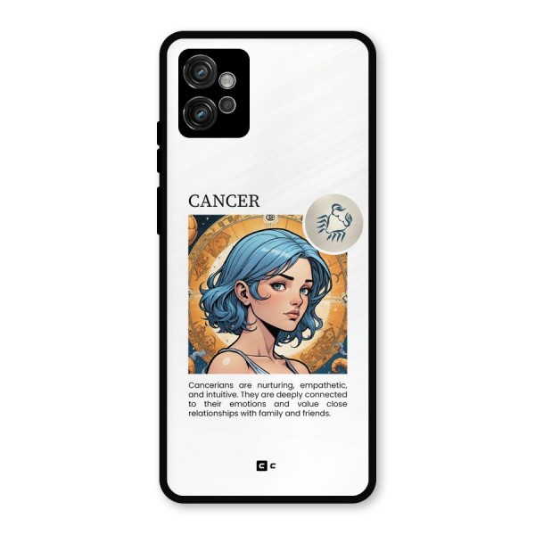 Connected Cancer Metal Back Case for Moto G32