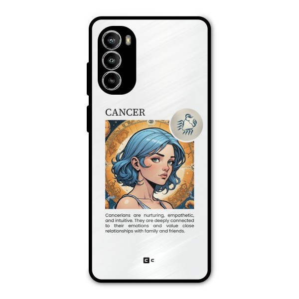 Connected Cancer Metal Back Case for Moto G52