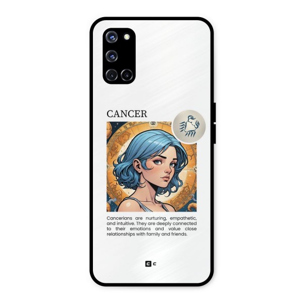 Connected Cancer Metal Back Case for Oppo A52