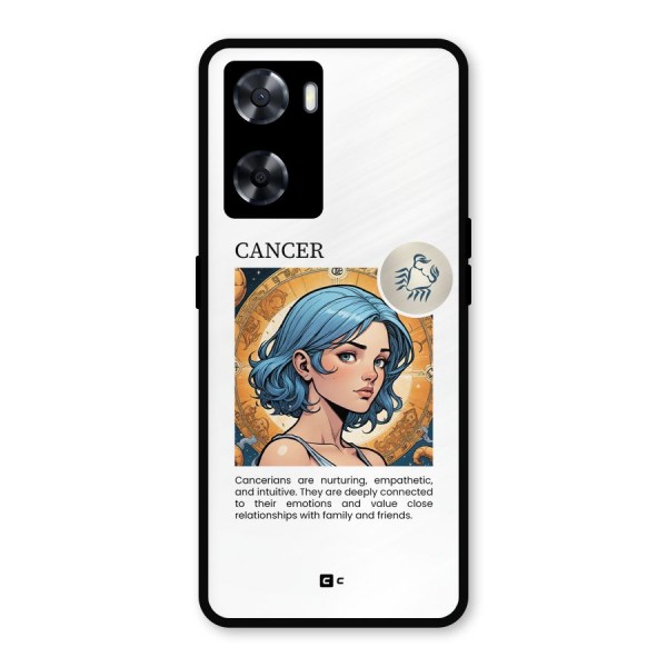 Connected Cancer Metal Back Case for Oppo A57 2022