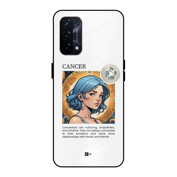 Connected Cancer Metal Back Case for Oppo A74 5G