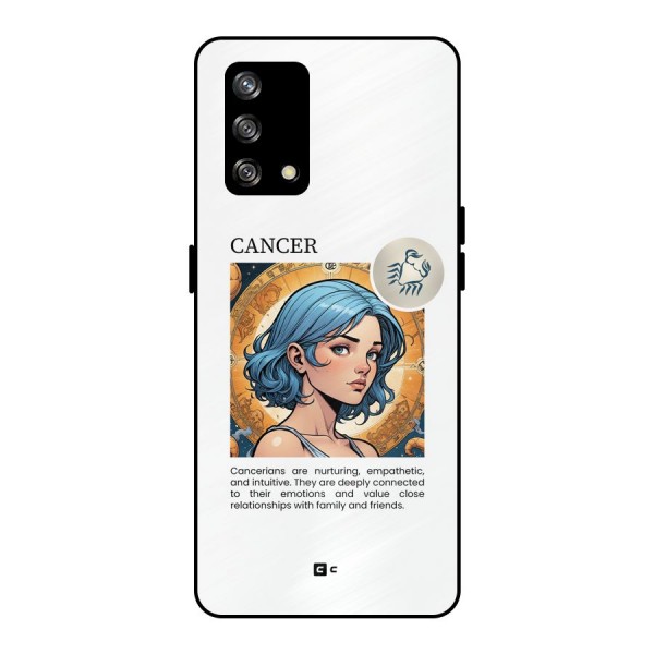 Connected Cancer Metal Back Case for Oppo F19