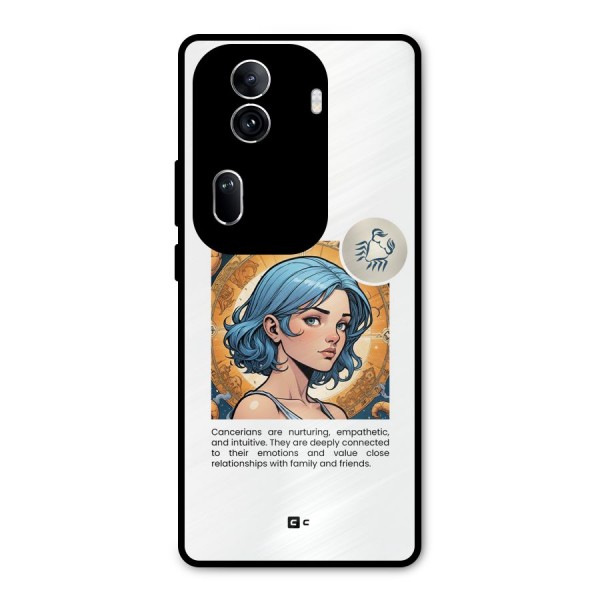 Connected Cancer Metal Back Case for Oppo Reno11 Pro 5G