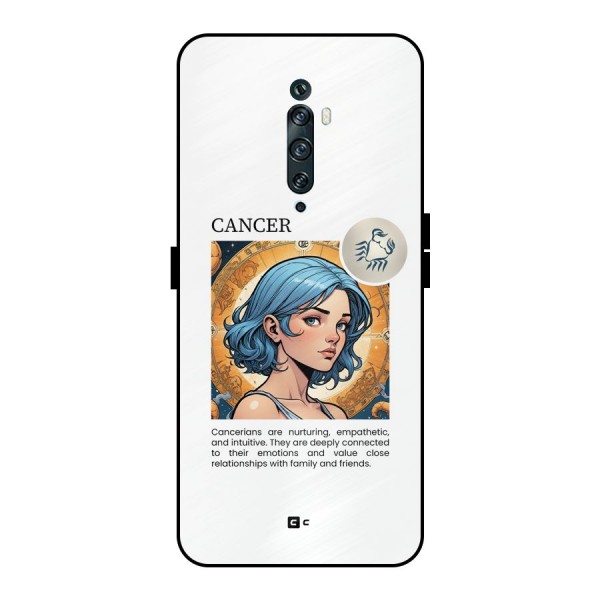 Connected Cancer Metal Back Case for Oppo Reno2 F