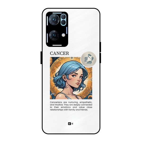 Connected Cancer Metal Back Case for Oppo Reno7 Pro 5G