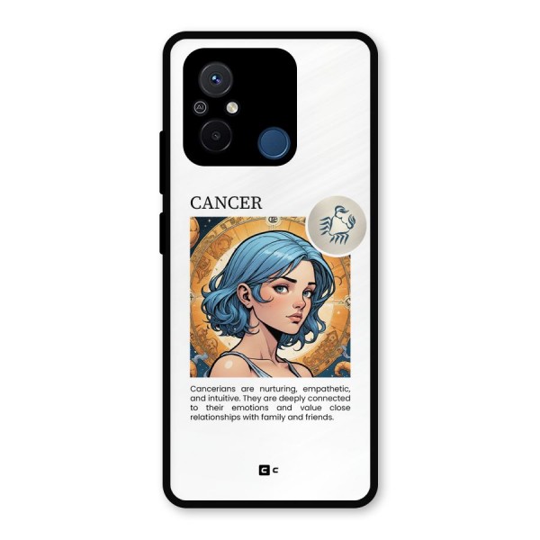 Connected Cancer Metal Back Case for Poco C55