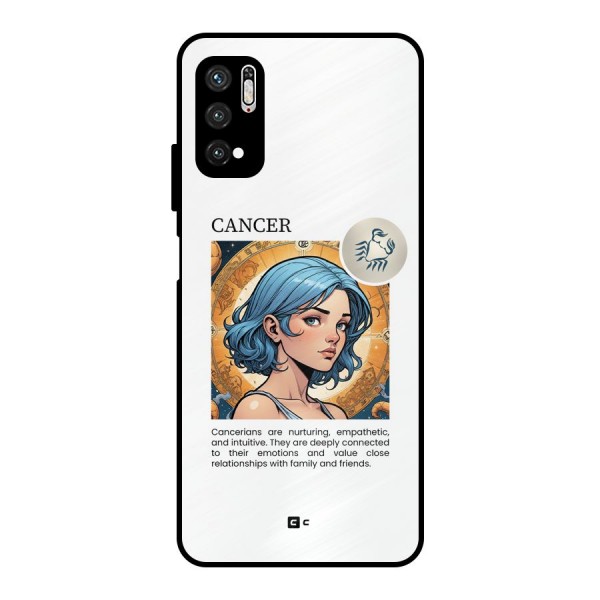 Connected Cancer Metal Back Case for Poco M3 Pro 5G