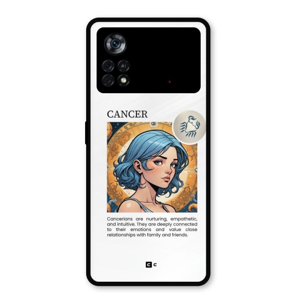 Connected Cancer Metal Back Case for Poco X4 Pro 5G