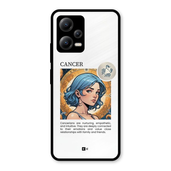 Connected Cancer Metal Back Case for Poco X5