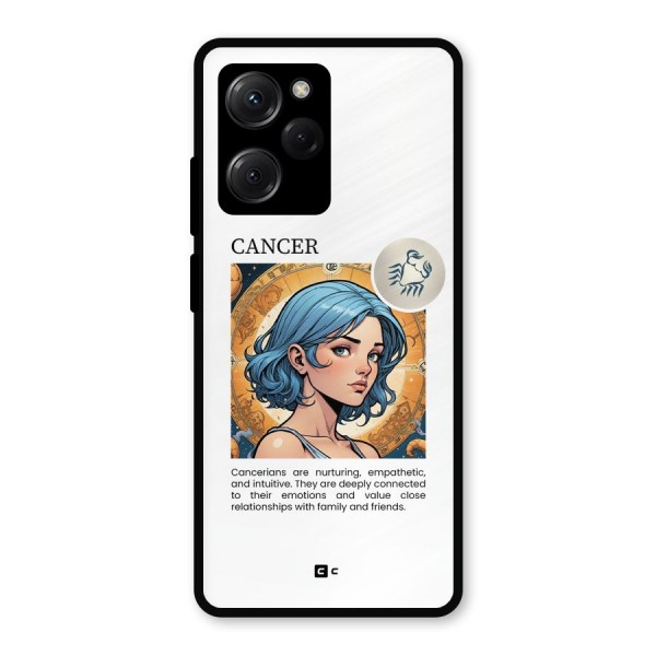 Connected Cancer Metal Back Case for Poco X5 Pro