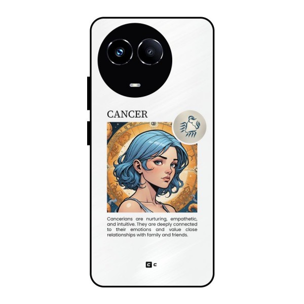 Connected Cancer Metal Back Case for Realme 11X